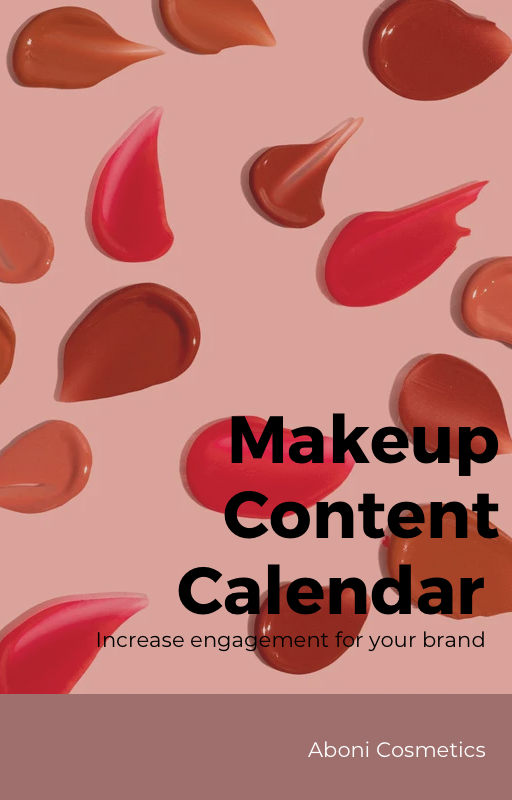 Makeup Brand Content Calendar